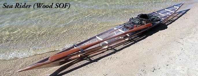 Kajak Bau - Thomas Yost - Sea Rider - Holzrahmen mit PVC Bespannung 